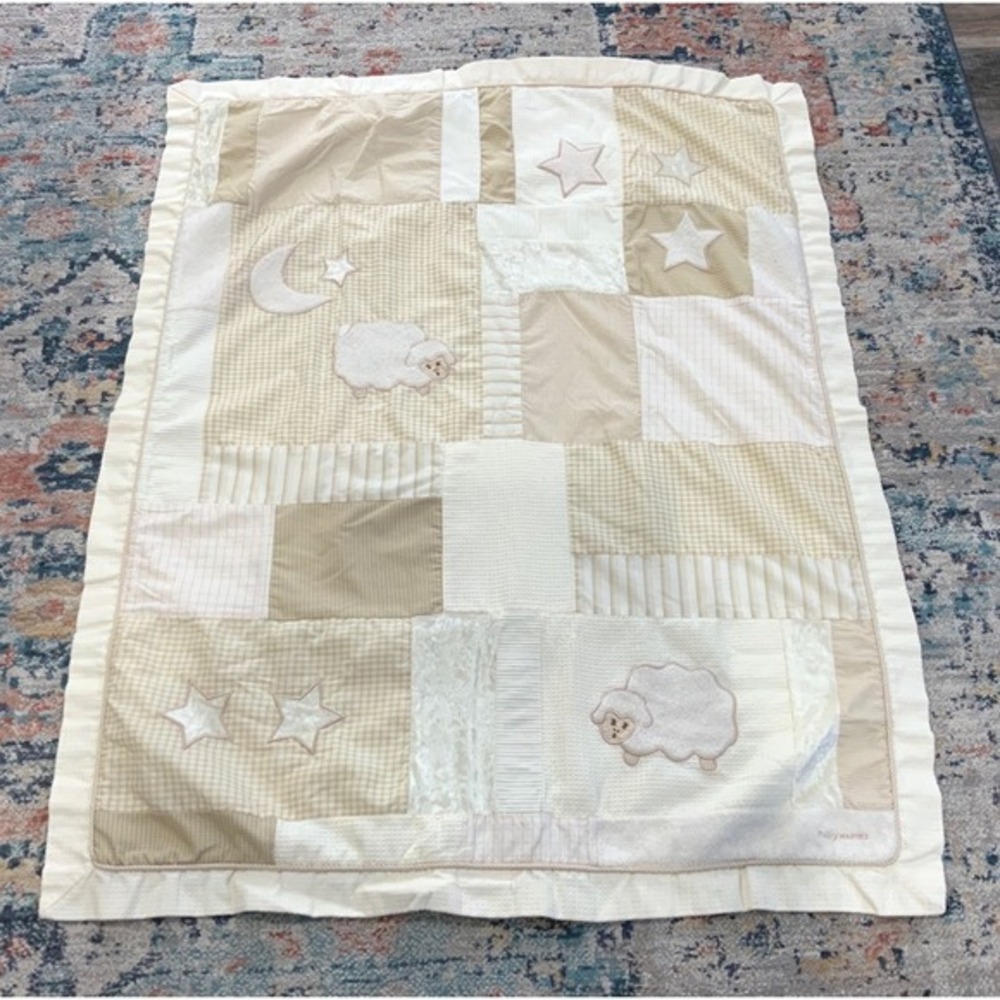 Baby‎ Martex Nursey Quilt, Lamb, Moon and Stars